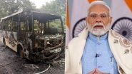 Kurnool Bus Fire: PM Narendra Modi Expresses Grief As Several Dead After Bengaluru-Bound &lsquo;Kaveri Travels&rsquo; Bus Catches Fire, Announces Ex Gratia for Victims