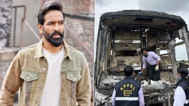 Kurnool Bus Fire Accident: Actors Vishnu Manchu, Mohan Babu Express Shock and Grief, Says ‘Heartfelt Condolences to the Families of the Victims’