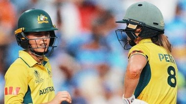 Australia Score Highest Total in Women's World Cup Semi-Finals; Phoebe Litchfield, Ellyse Perry, Ashleigh Gardner Help Aussies Post Record Score in IND-W vs AUS-W ICC WWC 2025 Match