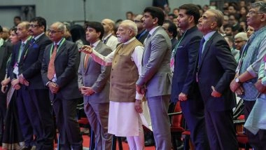 Akash Ambani Hails PM Narendra Modi’s 25-Year Leadership, Says ‘Lucky To Have a Leader Like Him’ (Watch Video)