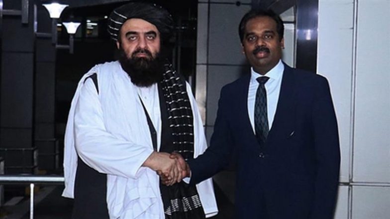 Afghanistan FM Amir Khan Muttaqi Arrives in India for Week-Long Visit to Strengthen Bilateral Ties, Discuss Regional Issues