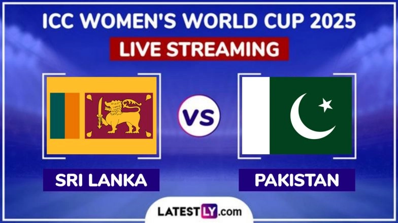 Sri Lanka Women vs Pakistan Women Free Live Streaming Online of ICC Women&rsquo;s Cricket World Cup 2025: How To Watch SL-W vs PAK-W CWC Match Free Live Telecast in India?