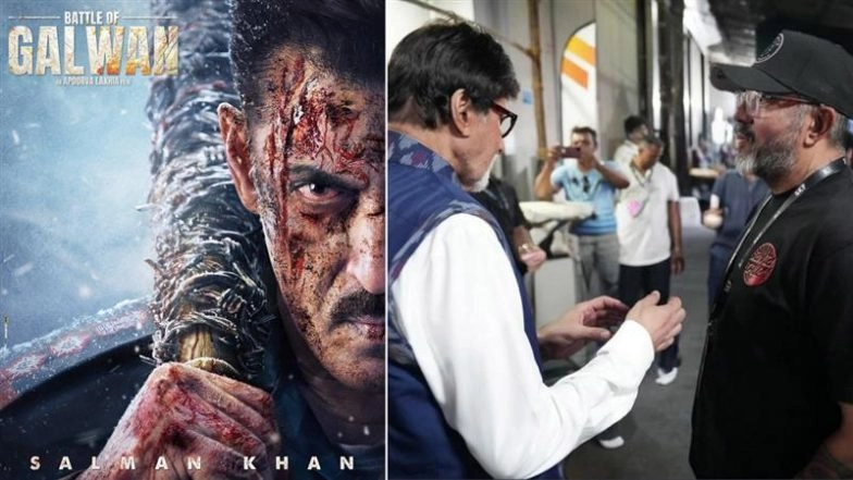 ‘Battle of Galwan’: Is Amitabh Bachchan Making a Cameo Appearance in Salman Khan’s Upcoming War Film? Big B’s Photo With Director Apoorva Lakhia From Sets Sparks Speculations