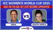 India vs South Africa Live Score Updates of ICC Women’s World Cup 2025: Toss at 3:32 PM IST, No Reduction in Overs