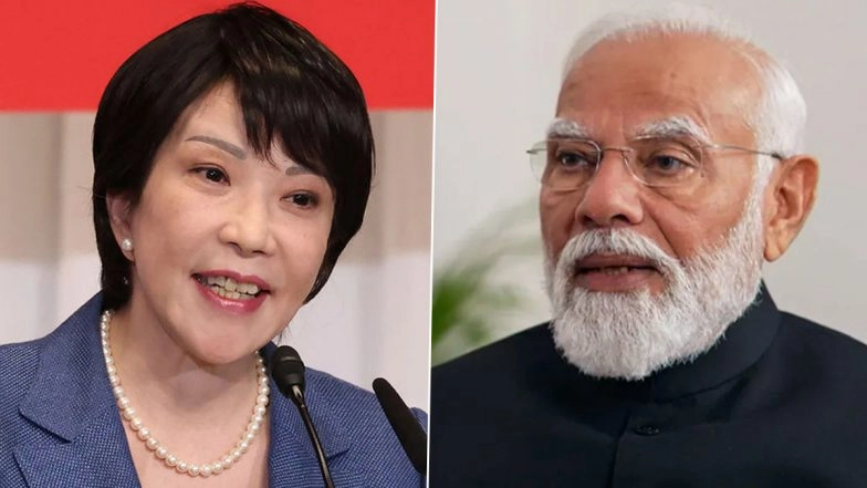 ‘Look Forward to Working Closely to Further Strengthen Partnership’: PM Narendra Modi Congratulates Japan’s Newly Elected PM Sanae Takaichi