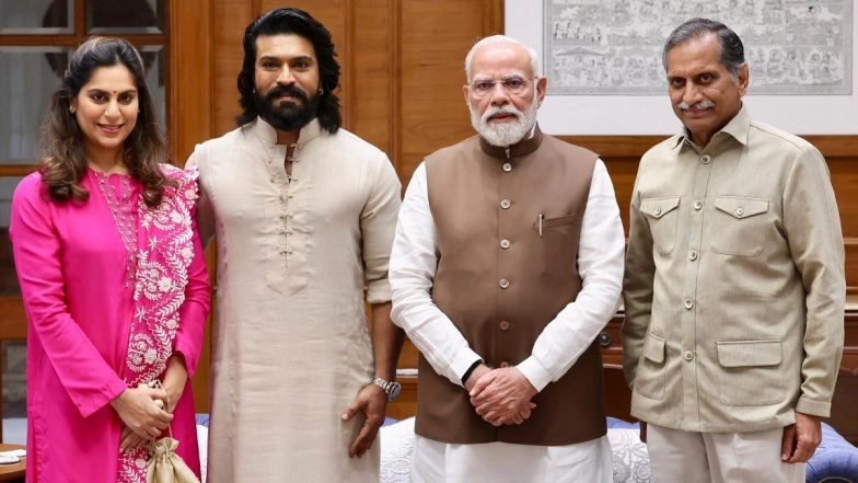 PM Narendra Modi Commends Telugu Actor Ram Charan for His Efforts in Popularising Archery (See Post)