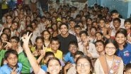 &lsquo;Saiyaara&rsquo; Star Ahaan Panday Spends a Heartwarming Day With School Kids in Mumbai, Motivates Them To Dream Big (View Post)