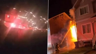 ‘We Are Traumatised’: Indian-Origin Woman in Canada’s Edmonton Says Diwali Fireworks Burned Her Home, 3 Men Charged With Arson (Video)
