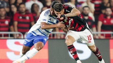 Flamengo 0–0 Cruzeiro, Brazilian Serie A 2025: Table Toppers Fail To Break Down 10-Man Visitors at Maracana