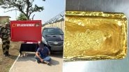 West Bengal: BSF Foils Gold Smuggling Bid Along Indo-Bangladesh Border in North 24-Parganas, Seizes INR 76.5 Lakh Worth Gold, Smuggler Arrested (See Pics)