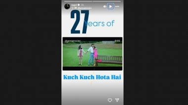 Kajol Celebrates 27 Years of ‘Kuch Kuch Hota Hai’, Shares Video of Memorable Scenes From Movie