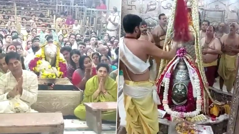 Kris Srikkanth Participates in Bhasma Aarti at Shri Mahakaleshwar Jyotirlinga Temple in Ujjain (Watch Video)