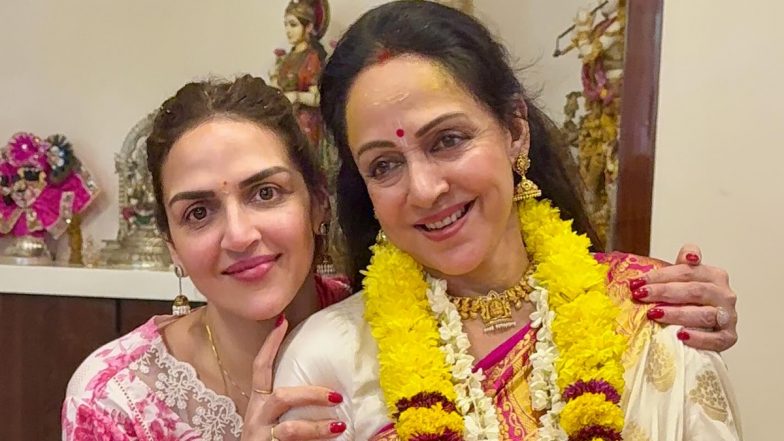 ‘Happy Birthday to My Queen’: Esha Deol Pens Heartfelt Birthday Note for ‘Mamma’ Hema Malini, Calls Her the ‘Dream Girl of the Nation’ As Veteran Actress Turns 77 (View Post)