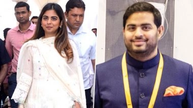 Isha-Akash Ambani’s Birthday Celebration: From Karan Johar, Aryan Khan to Janhvi Kapoor and Arijit Singh, Celebs Arrive in Jamnagar (Watch Videos)