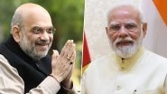 Amit Shah Birthday: PM Narendra Modi Extends Birthday Wishes to Union Home Minister, Praising His Efforts to Strengthen India&rsquo;s Internal Security