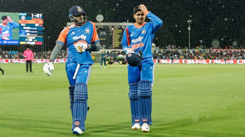 IND vs AUS 1st T20I 2025: Rain Washes Out Between India and Australia at Manuka Oval