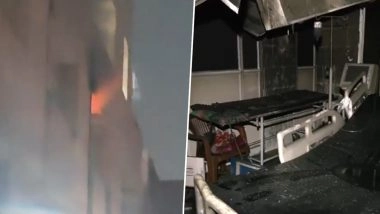 Jaipur Hospital Fire: 6 Die in Blaze at ICU of Sawai Man Singh Hospital, Rajasthan CM Bhajanlal Sharma Reviews Situation (Watch Videos)