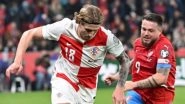 Czech Republic 0&ndash;0 Croatia, FIFA World Cup European 2026 Qualifiers: Evenly Poised Clash Ends Goalless in Prague as Both Sides Stay Level on Points in Group L