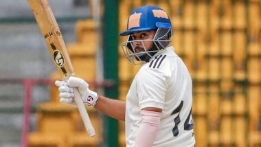 Prithvi Shaw Records Second-Fastest Ranji Trophy Elite Double Century, Achieves Feat During Maharashtra vs Chandigarh Match