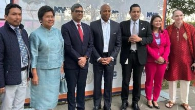 Diwali Celebrations in US: NYC Mayor Eric Adams Hosts Diwali 2025 Party at His Official Residence, Lauds Indian Community’s Vibrant Contributions (See Pics and Video)