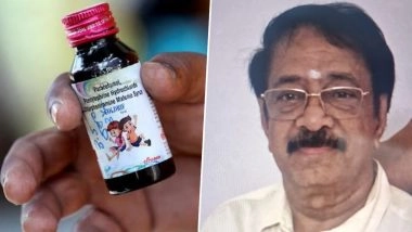 Coldrif Cough Syrup Case: Madhya Pradesh Police Arrest Sresan Pharma Owner G Ranganatha Over 20 Children’s Deaths Linked to Toxic Cough Syrup