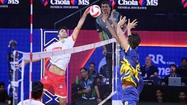 PVL 2025: Kolkata Thunderbolts Pick Solid Win Over Kochi Blue Spikers To Get Three Points in Prime Volleyball League