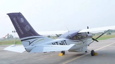 Delhi Prepares for ‘Artificial Rain’ in Burari, Cloud Seeding Plane Headed From Kanpur to National Capital (Watch Video)