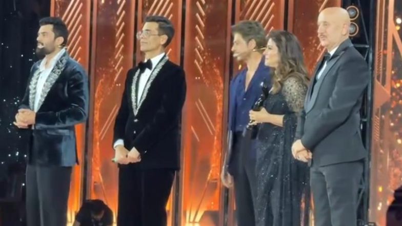 Filmfare Awards 2025: Anupam Kher Gets Nostalgic As He Honours Shah Rukh Khan, Kajol and Karan Johar, Says ’90s Was the Best Time for Cinema, Love, Bonding and Togetherness (Watch Video)