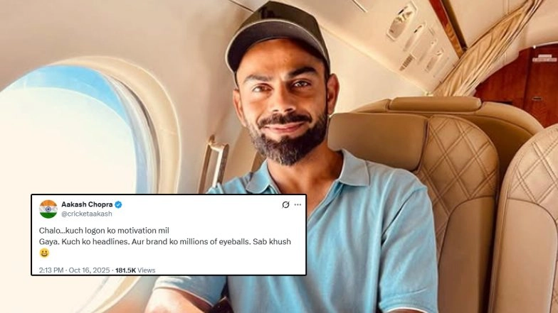 ‘Kuch Ko Headlines. Aur Brand Ko Millions of Eyeballs’ Aakash Chopra Reacts to Virat Kohli’s Viral Post