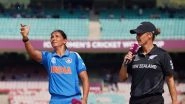 IND-W vs NZ-W ICC Women&rsquo;s World Cup 2025 Toss Report and Playing XI: New Zealand Opt to Bowl First, Jemimah Rodrigues Replaces Amanjot Kaur for India