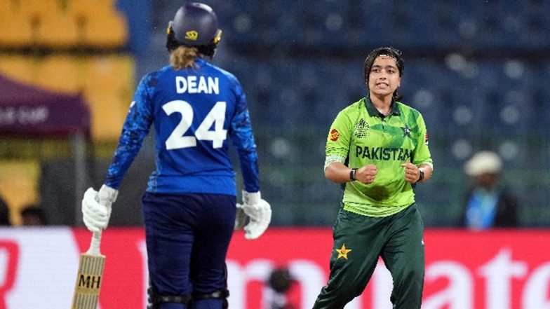 ICC Women’s World Cup 2025: Pakistan’s Hopes of Win Dashed As Rain Interrupts Match Against England
