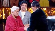 KBC Promo: Amitabh Bachchan Recreates &lsquo;Zanjeer&rsquo; Moment With Veteran Screenwriter Javed Akhtar in &lsquo;Kaun Banega Crorepati' (Watch Video)