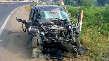 Ujjain Road Accident: 3 Youths Die in Mishap in Madhya Pradesh’s Ghatiya, Informs BJP MLA Satish Malviya (Watch Video)