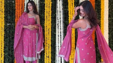 Diwali 2025: Ananya Panday Exudes Vintage Elegance in Her Mom Bhavana Pandey’s 20-Year-Old Rohit Bal Ensemble (See Pics)
