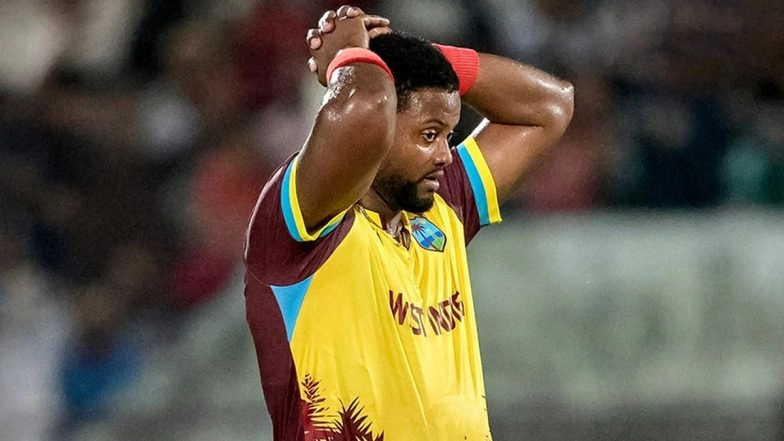 Romario Shepherd Becomes Second Ever West Indies Player To Take Hat-Trick In T20Is, Achieves Feat During BAN vs WI 3rd T20I 2025 (Watch Video)