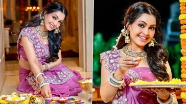 Diwali 2025: ‘Angoori Bhabi’ Aka Shubhangi Atre’s Deepotsav Traditions Include Making Rangoli and Cooking Festive Delicacies