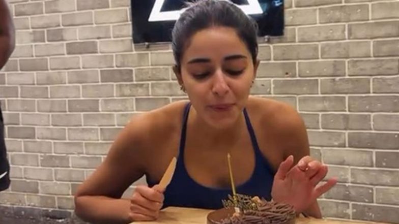 Ananya Panday Gears Up for Her Birthday With Cakes, Gym Fun and Adorable Selfies; Actress Jokingly Asks Fans To ‘Wish Her’ Tomorrow (View Posts)