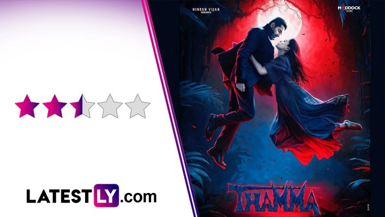 &lsquo;Thamma&rsquo; Movie Review: Not Enough Bite in Ayushmann Khurrana and Rashmika Mandanna&rsquo;s Supernatural Romcom (LatestLY Exclusive)