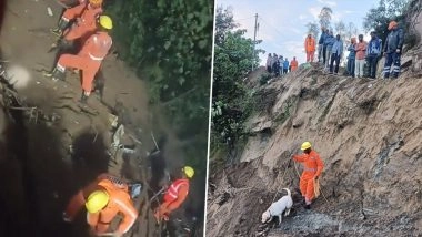 Bilaspur Bus Accident: Rescue Operation Still Underway for Missing Person After Landslide Hits Bus and Kills 15 People in Balughat (See Pics and Video)