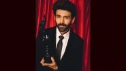 Kartik Aaryan Gets Emotional While Receiving Filmfare Best Actor Award in Front of His Parents (Watch Video)