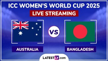 Australia Women vs Bangladesh Women Free Live Streaming Online of ICC Women’s Cricket World Cup 2025: How To Watch AUS-W vs BAN-W CWC Match Free Live Telecast in India?