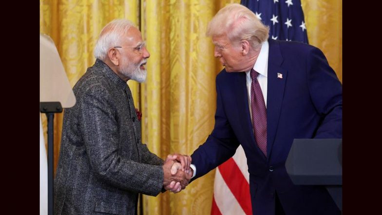 ‘Spoke to PM Narendra Modi, He’s Not Going to Buy Much Oil From Russia’: Donald Trump Repeats His Claim About India’s Import of Russian Oil