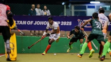 Sultan of Johor Cup 2025: India and Pakistan Players Shake Hands Before Match, Break ‘No-Handshake’ Trend of Cricketers