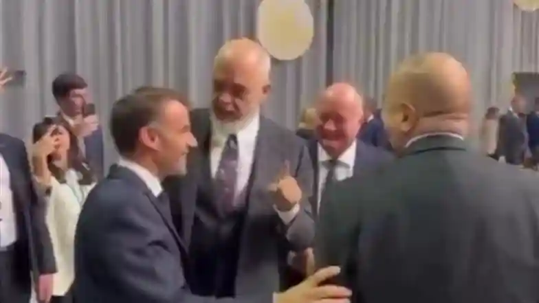 Albanian PM Edi Rama Mocks Donald Trump Over ‘Armenia-Albania Mix-Up’ As Emmanuel Macron and Azerbaijan’s Ilham Aliyev Laugh; Video Goes Viral