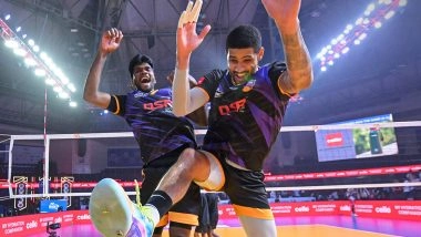 PVL 2025: Kochi Blue Spikers Clinch Kerala Derby With Commanding 3–1 Victory Over Calicut Heroes