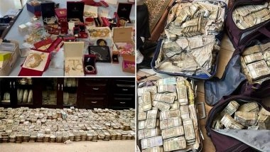 Punjab DIG Harcharan Singh Bhullar Caught in INR 8 Lakh Bribery Case: CBI Recovers INR 5 Crore Cash, 1.5 Kg Jewellery, Luxury Watches and Firearms (Video)