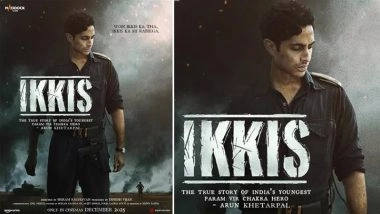‘Ikkis’: Agastya Nanda’s Intriguing FIRST Look As Second Lieutenant Arun Khetarpal Out; Sriram Raghavan’s War Drama To Release in December 2025 (View Post)