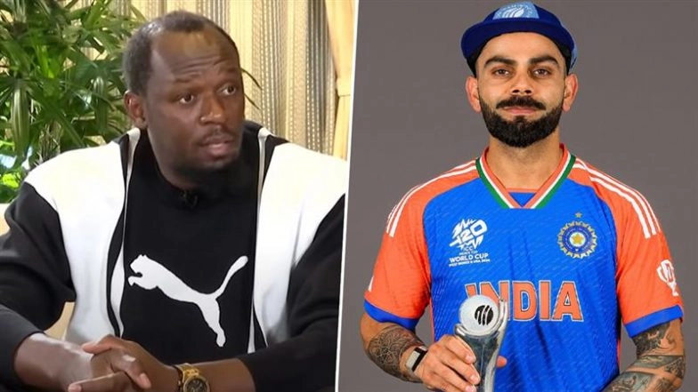 Usain Bolt Picks Virat Kohli, Brett Lee and Jonty Rhodes in Dream Cricket Relay Team, Jamaican Sprint Legend Recalls Cricket Past (Watch Video)