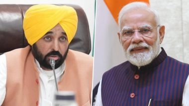 Bhagwant Mann Birthday: PM Narendra Modi Extends Wishes to Punjab CM, Says ‘May He Be Blessed With Long and Healthy Life’