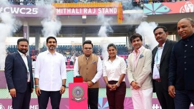 Mithali Raj Stand, Raavi Kalpana Gate Unveiled at ACA-VDCA Stadium in Visakhapatnam Ahead of IND-W vs AUS-W ICC Women’s World Cup 2025 Match